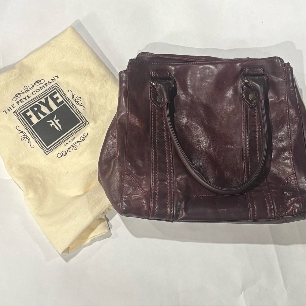 Frye Women's Rich Purple Leather Bag/Tote